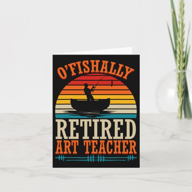 Tarjeta Profesora de Arte O'fishally Retirada (Anverso)
