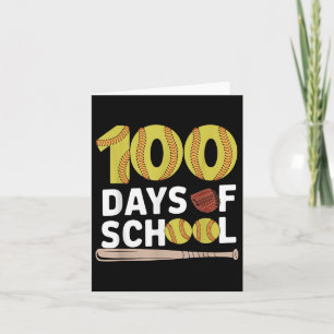 Tarjeta Profesora De Escuela Estudiantil 100 Días De Softb