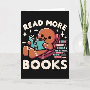 Tarjeta Profesora de navidades leen más libros mujeres div