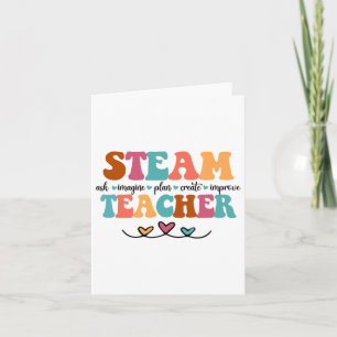 Tarjeta Profesora de vapor Escuadrón de vapor Enseñanza pr