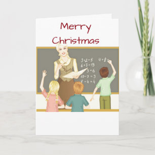 TARJETA **PROFESORA** FELIZ NAVIDAD