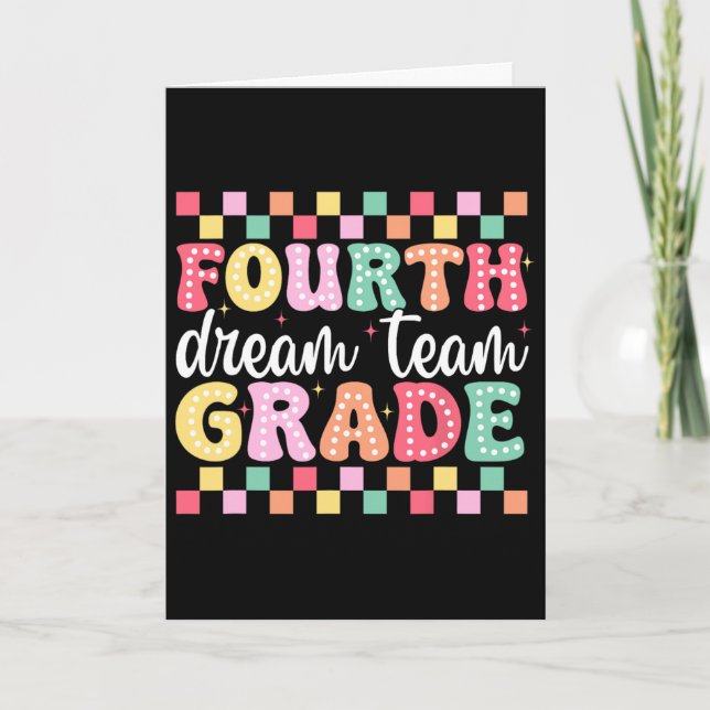 Tarjeta Profesoras del Equipo de Sueños de Cuarto Grado Mu (Anverso)