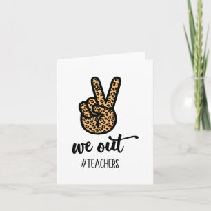 Tarjeta Profesoras Felices El Día Pasado De Las Escolares,