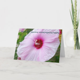 Tarjeta Profesores - abriendo mentes, inspirando a él...