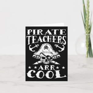Tarjeta Profesores De Piratas Arr Guay - Enseñanza De Hall