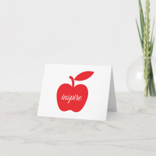 Tarjeta Profesores inspiran a Notecard