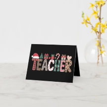 Tarjeta De Navidad Para Profesor/a EDITABLE, Tarjeta De Navidad Personalizada Para Profesor/a, Tarjeta De Navidad Para Profesor/a, Regalo De Navidad Para Profesor/a, Navidad Para Profesor/a - México