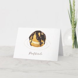 Tarjeta Profiterole