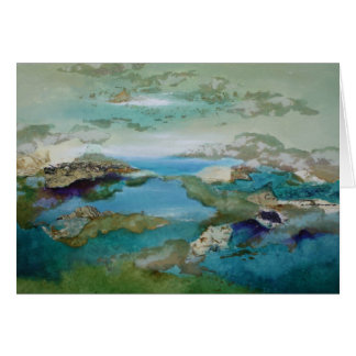 Tarjeta profunda serena