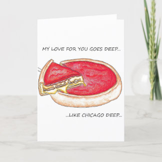 Tarjeta Profundo amor de Chicago