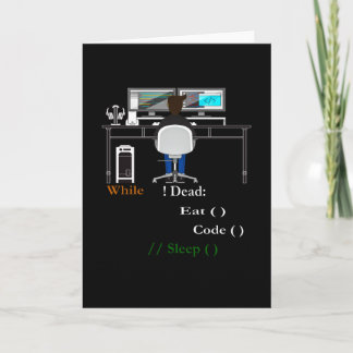 Tarjeta Programador de equipos y desarrollador