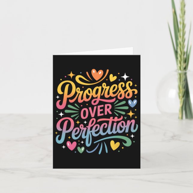 Tarjeta Progreso Sobre La Perfección De Vuelta A Los Maest (Anverso)