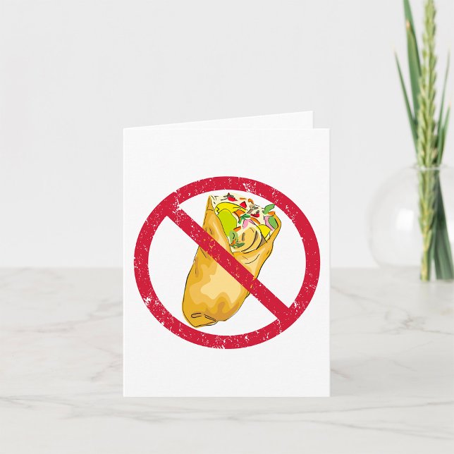 Tarjeta Prohibición humorística de alimentos para Rótulos  (Subido por el creador)