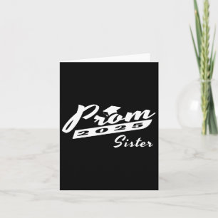 Tarjeta Prom 2025 Hermanas Coincidiendo Con El Cap Ar