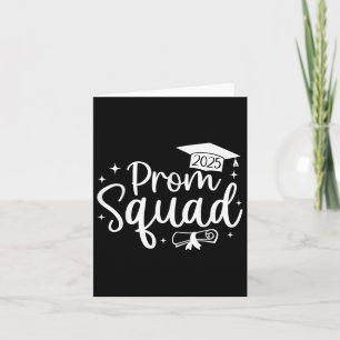 Tarjeta Prom Squad 2025 Graduado Graduado Graduado Cl De 2