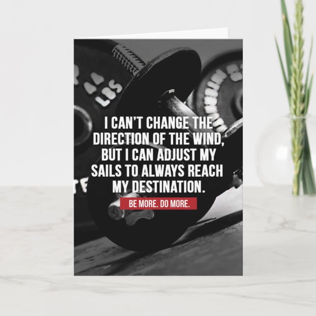 Tarjeta PROMEDIO - Motivación de entrenamiento de construc (Anverso)