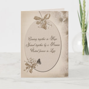 Tarjeta Promesa boda De Amor