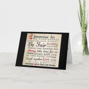 TARJETA PROMESA DE BRIDE/GROOM A CADA HOGAR EN SU DÍA