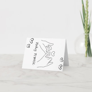 Tarjeta Promesa Pinky