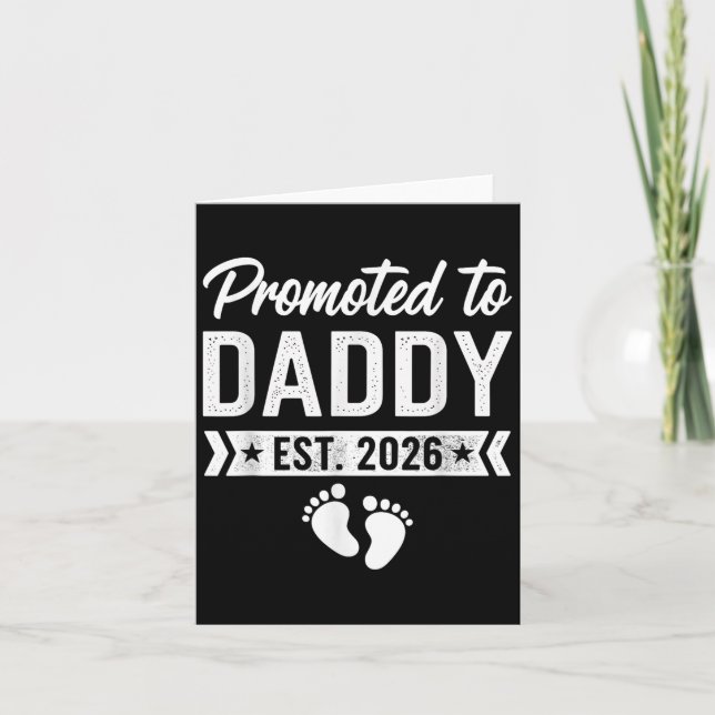 Tarjeta Promocionado A Daddy 2026 (Anverso)