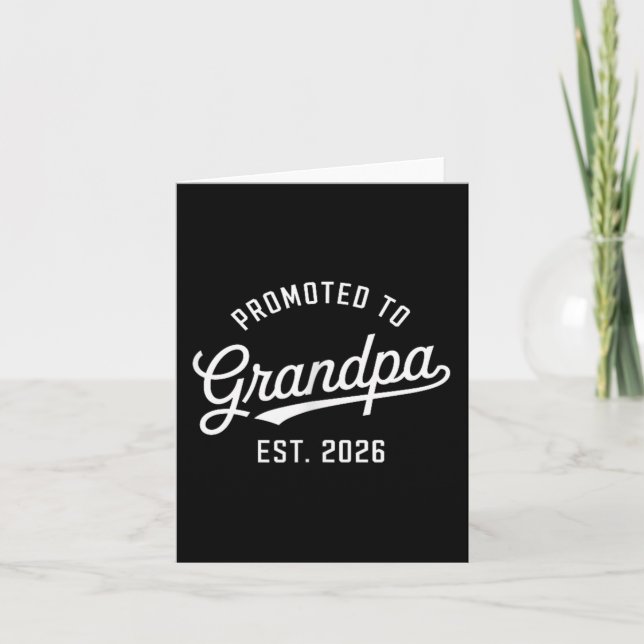 Tarjeta Promocionado Al Abuelo 2026 (Anverso)