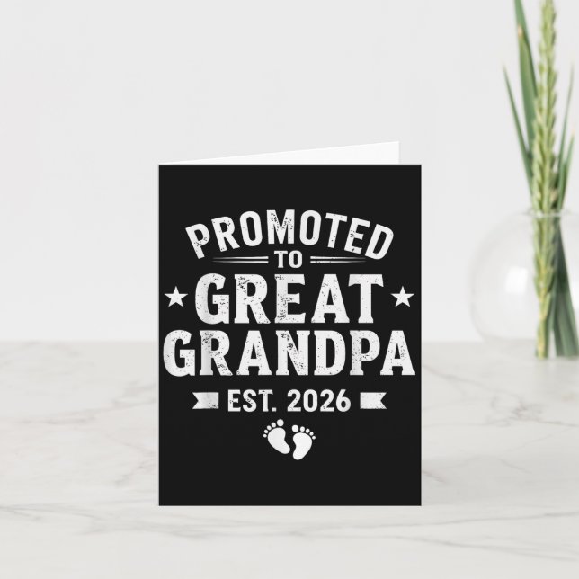 Tarjeta Promocionado Al Gran Abuelo 2026 (Anverso)