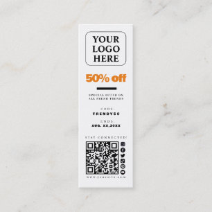 Tarjeta promocional de precio/precio/venta de medi