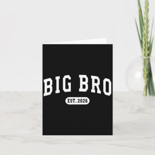 Tarjeta Promovido A Big Bro Est 2026 New Brother Baby Anno