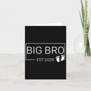 Tarjeta Promovido A Big Bro Est 2026 New Brother Baby Anno