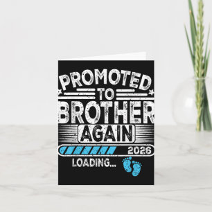 Tarjeta Promovido A Brother Again Est. Funny de carga de 2