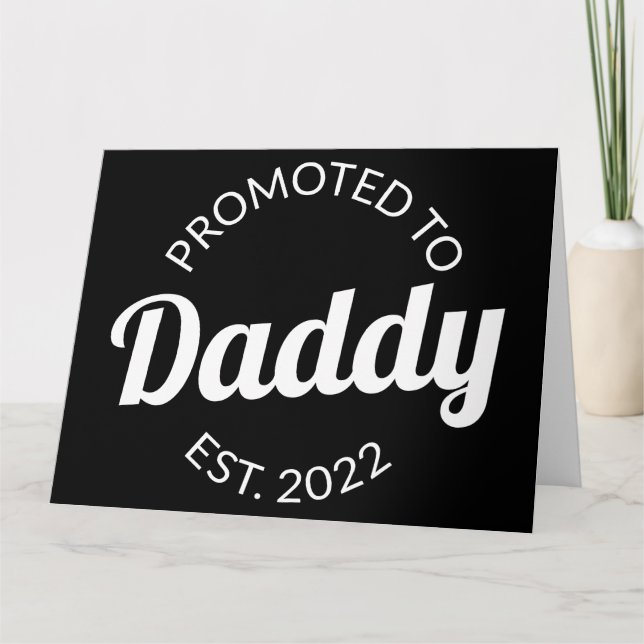 Tarjeta Promovido A Daddy Est. I 2022 (Anverso)