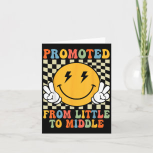 Tarjeta Promovido A La Hermana Hermana Media Toddler Baby