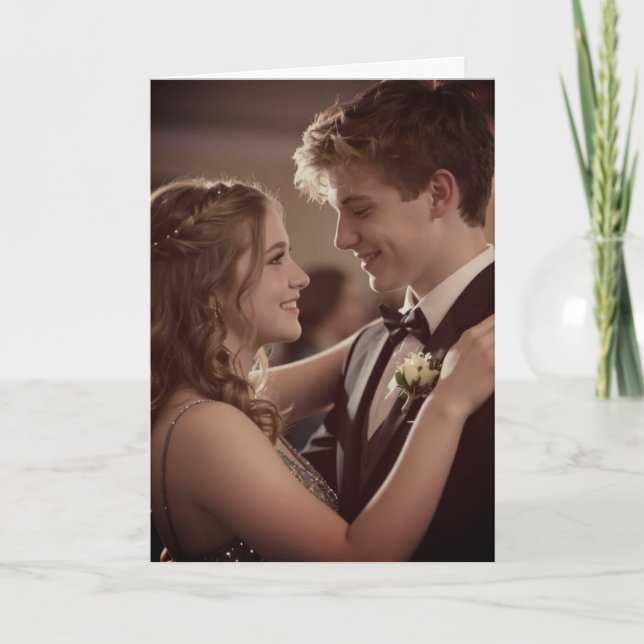 Tarjeta Promposal | Prom Invite Photo (Anverso)