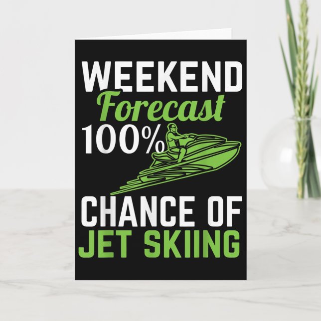 Tarjeta Pronóstico de fin de semana 100% de probabilidad d (Anverso)