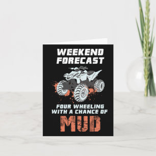 Tarjeta Pronóstico de fin de semana para cuatro ruedas - 4