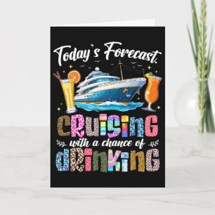 Tarjeta Pronóstico divertido de hoy Navegando con posibili
