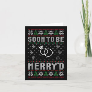 Tarjeta Pronto Se Casará Con Los Navidades De La Novia Gro