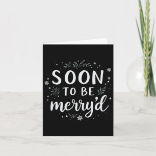 Tarjeta Pronto Serán Varios Navidades Comprometidos Pareja