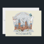 Tarjeta Property of Hogwarts Cartoon Graphic<br><div class="desc">This cute graphic features the Hogwarts castle in a fun cartoon art style.</div>