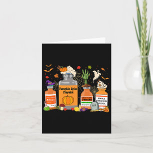 Tarjeta Propofolia de calabaza Ativan Versed Haldol Hallow