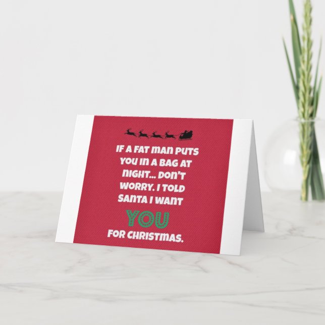 TARJETA **PROPORCIONARÉ EL MISTLETO A NUESTROS NAVIDADES** (Anverso)