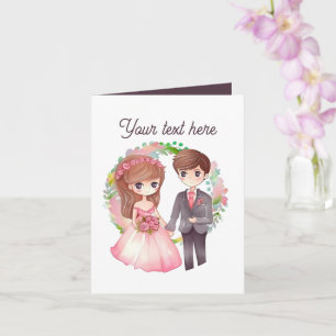 Tarjeta Propósito Cualquier añadir mensaje Boda