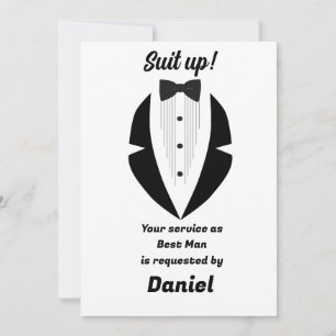 Tarjeta Propuesta de Boda del Padrino