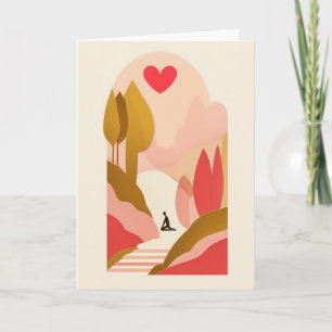 Tarjeta Propuesta de Cielo de Corazón