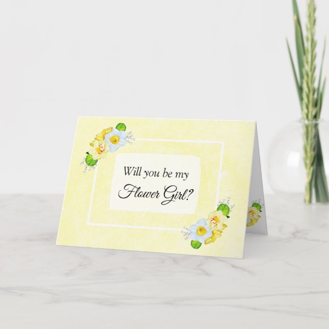 Tarjeta Propuesta de Dama de las Flores (Anverso)