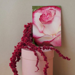 Tarjeta Propuesta de Matrimonio Personalizada con Rosa Ros