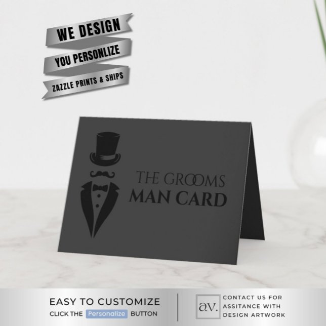 Tarjeta Propuesta divertida de Gent GROOMSMAN (Subido por el creador)