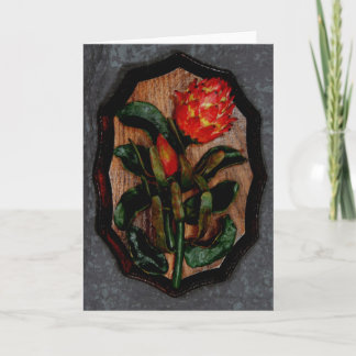 Tarjeta Protea de rey