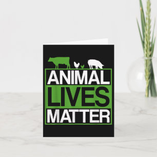 Tarjeta Protección de animales Protección de animales Vege