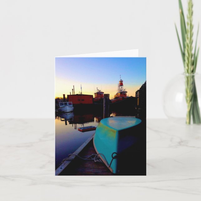 Tarjeta protección de barcos brillantes (Anverso)